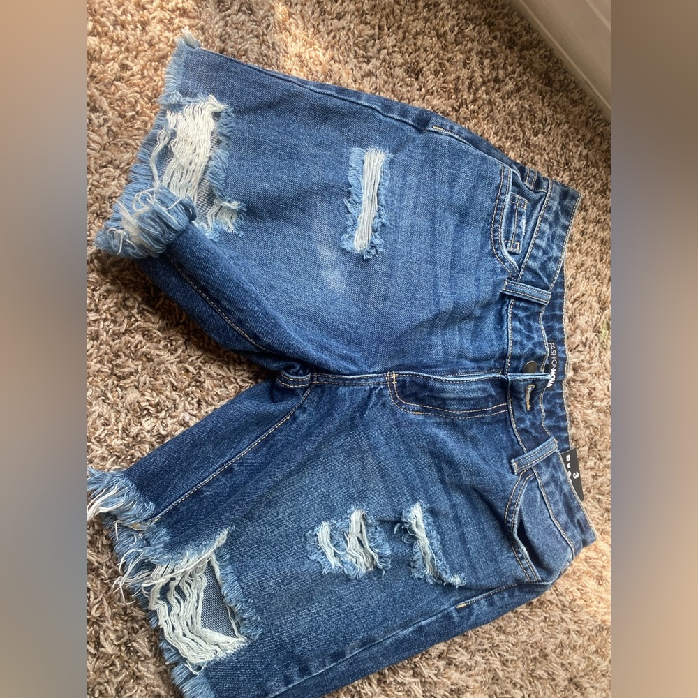 Fashion Nova Ripped Shorts